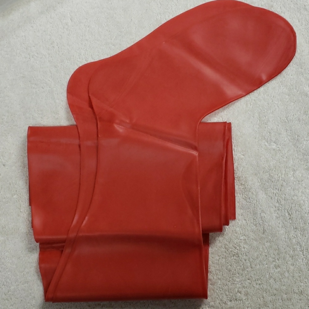 One left! *Small* Latex Stocking, Red ,